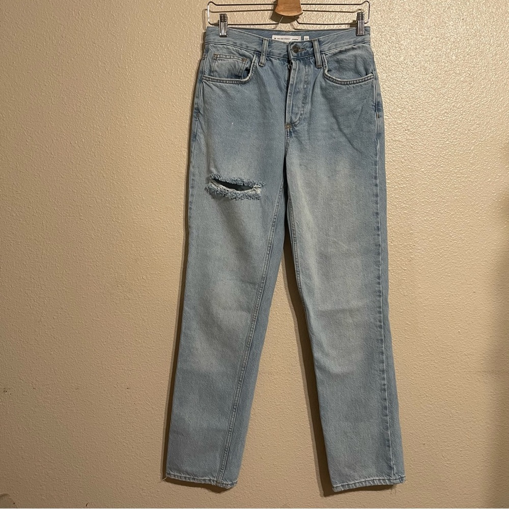 Subdued RIPPED MOM Straight Leg JEANS 28 - Picture 2 of 13
